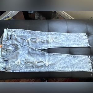 American Eagle Stone Washed Jeans 38x32 baggy fit